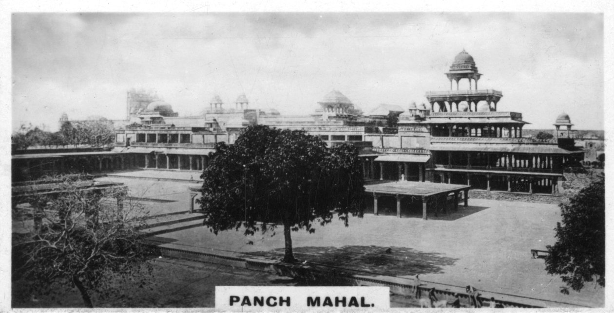 Panch Mahal, Fatehpur Sikri, Agra, Indien, um 1925 von Unbekannt