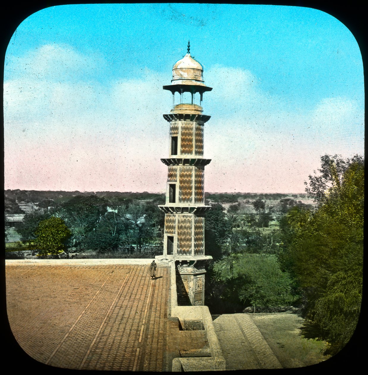 Panorama, Lahore, Punjab, Indien, spätes 19. oder frühes 20. Jahrhundert von Unbekannt