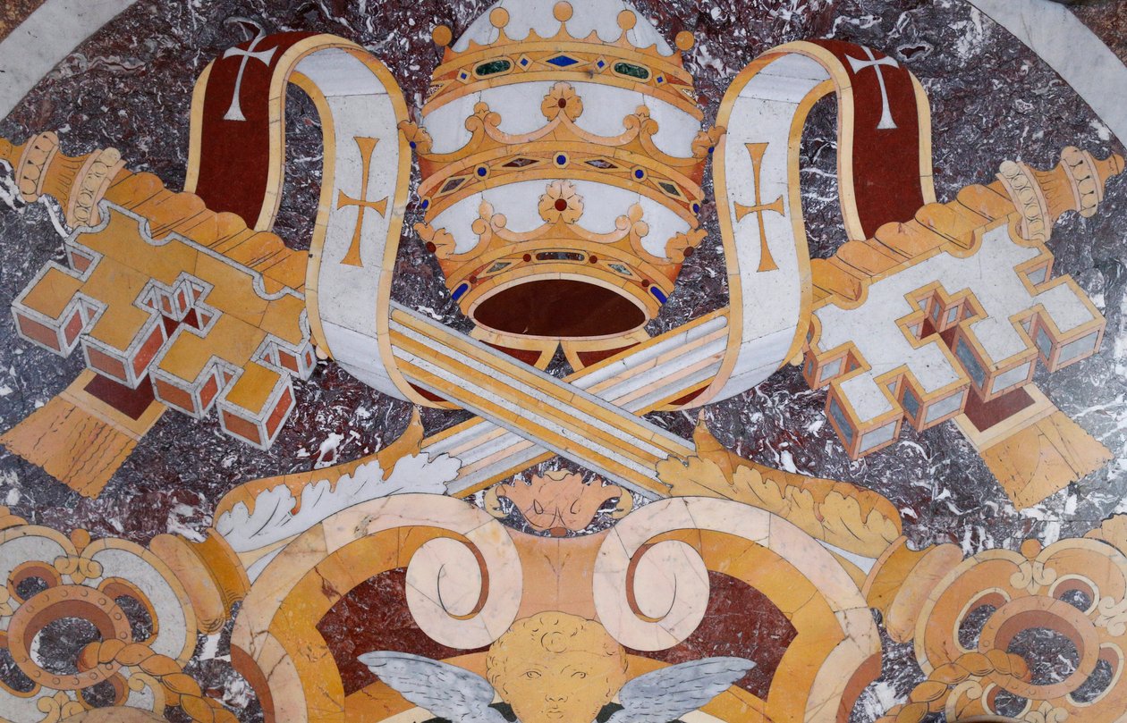 Päpstliche Wappen - Vatikanmuseum - Rom, Italien von Unbekannt