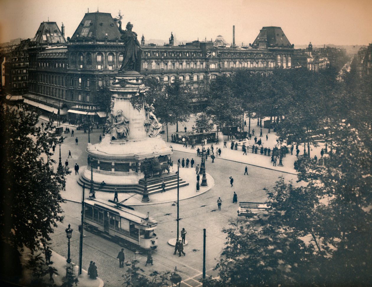 Paris. - Der Platz der Republik. - LL, c1910 von Unbekannt