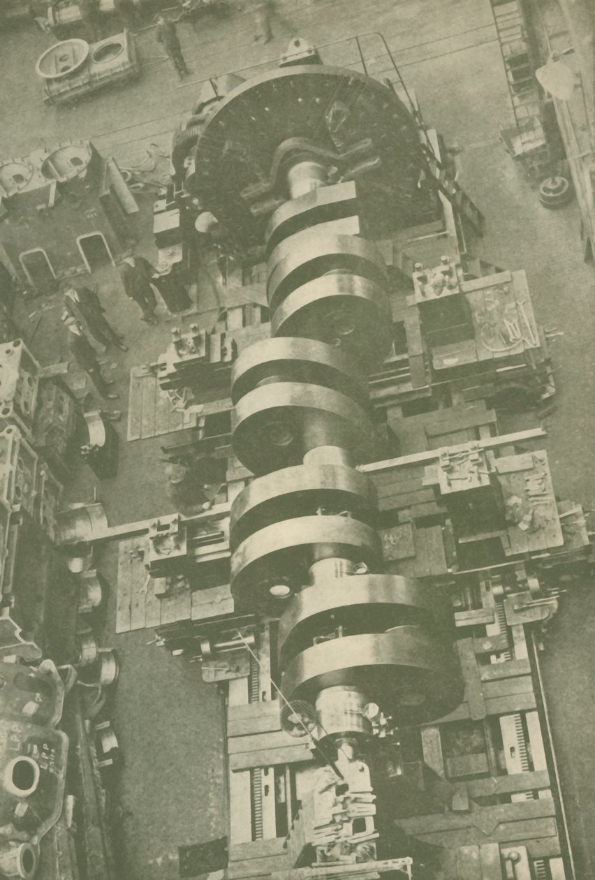 Teil der Kurbelwelle der M.V. Britannic White Star, 27.000 Tonnen, um 1930 von Unbekannt