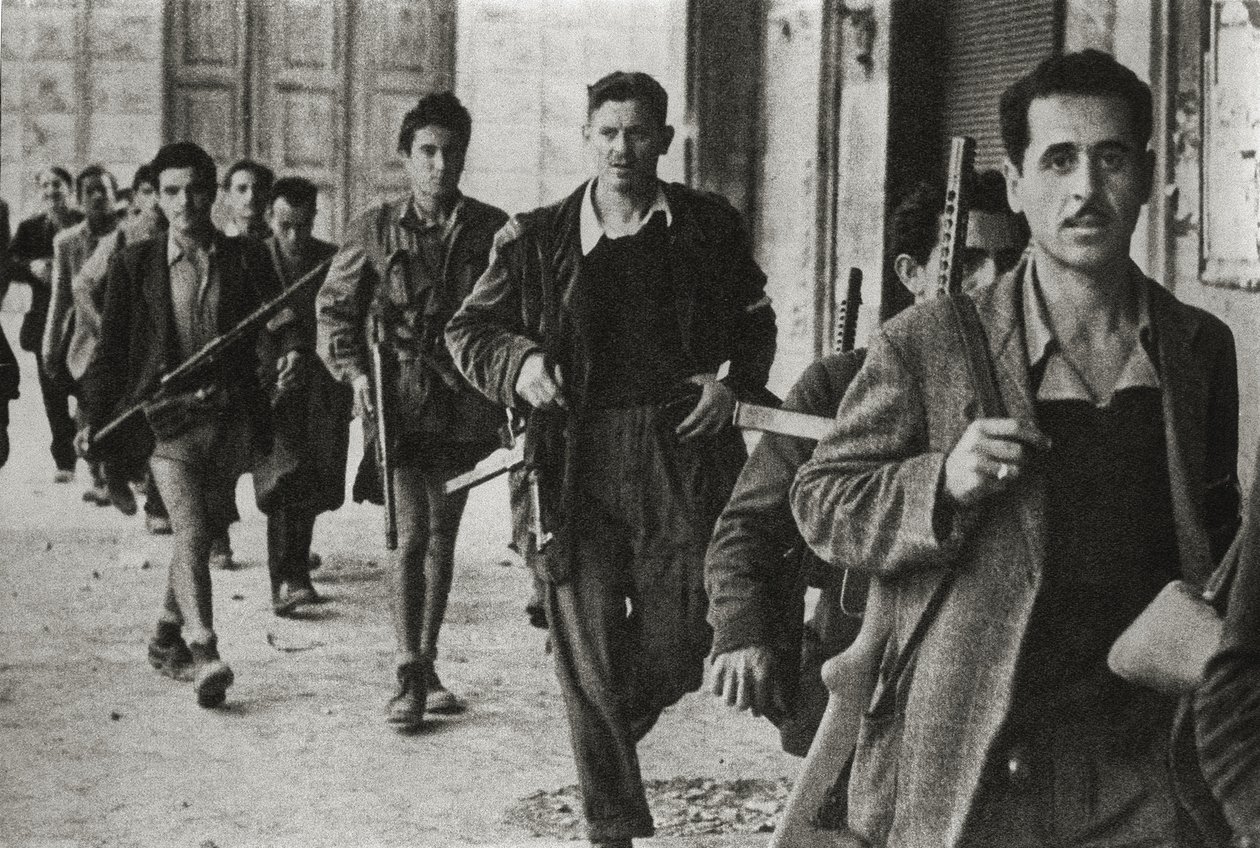 Partisanen in Cesena, Emilia Romagna, Italien, Oktober 1944 von Unbekannt