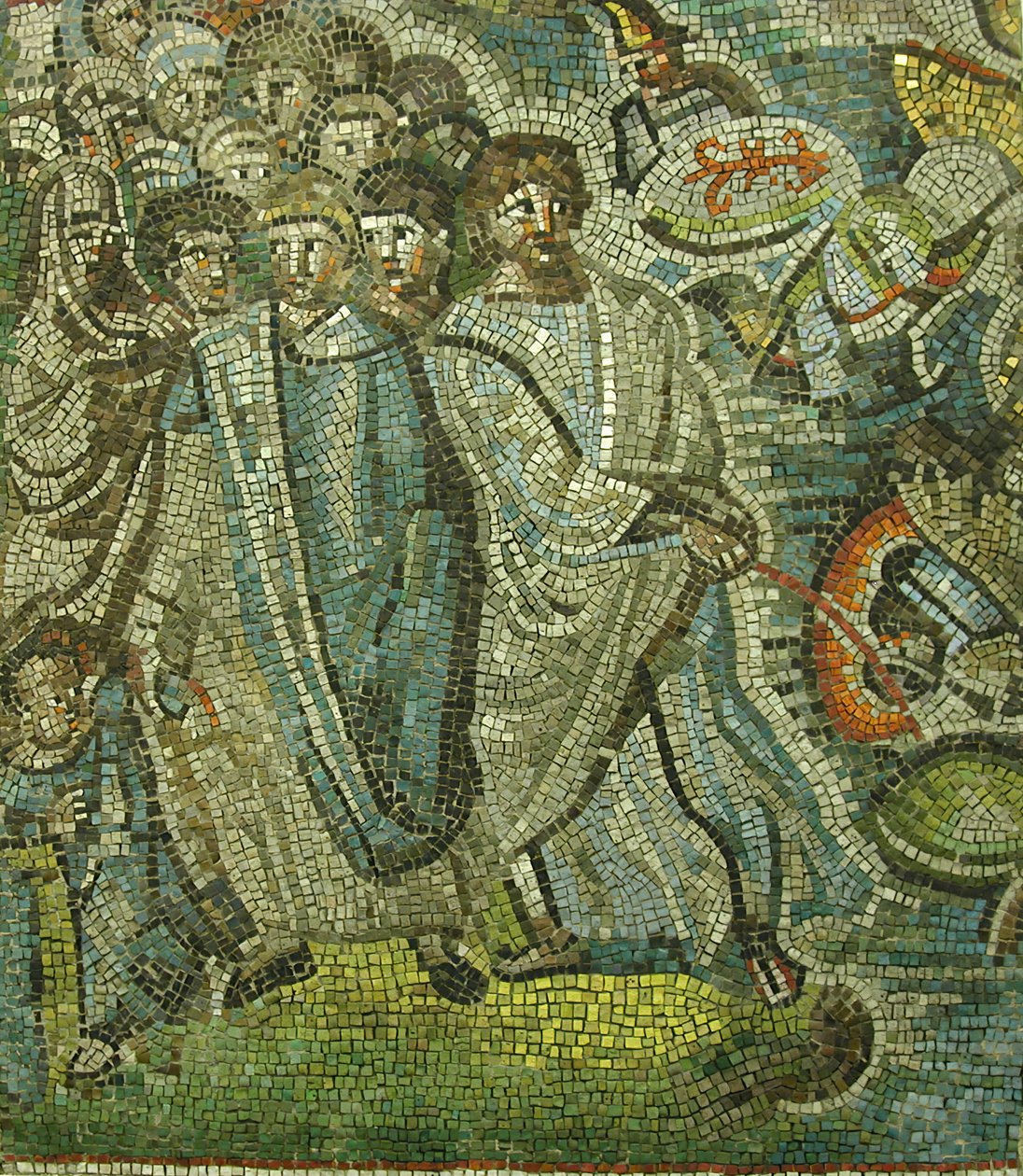 Durchzug durch das Rote Meer, Byzantinisch, frühes 20. Jahrhundert, Original aus dem 5. Jahrhundert von Unbekannt
