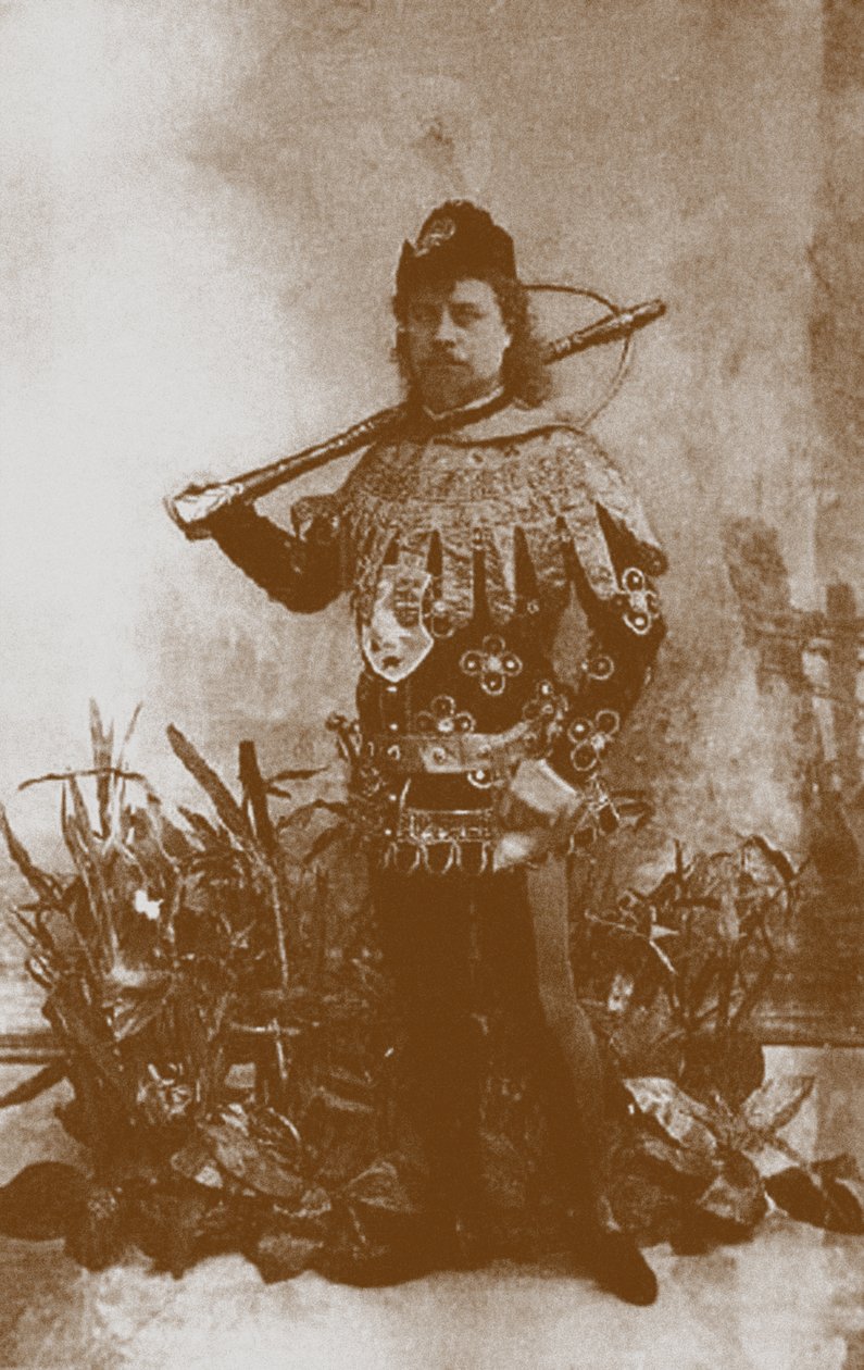 Pavel Gerdt als Prinz Siegfried im Ballett Schwanensee, St. Petersburg, 1895 von Unbekannt