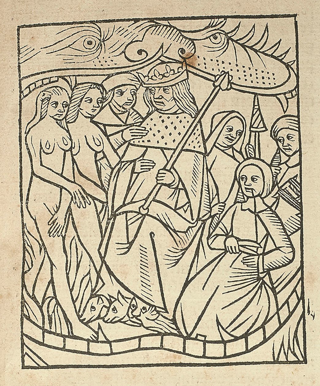 Perceval, die Geschichte des Grals von Chrétien de Troyes, 1523 von Unbekannt