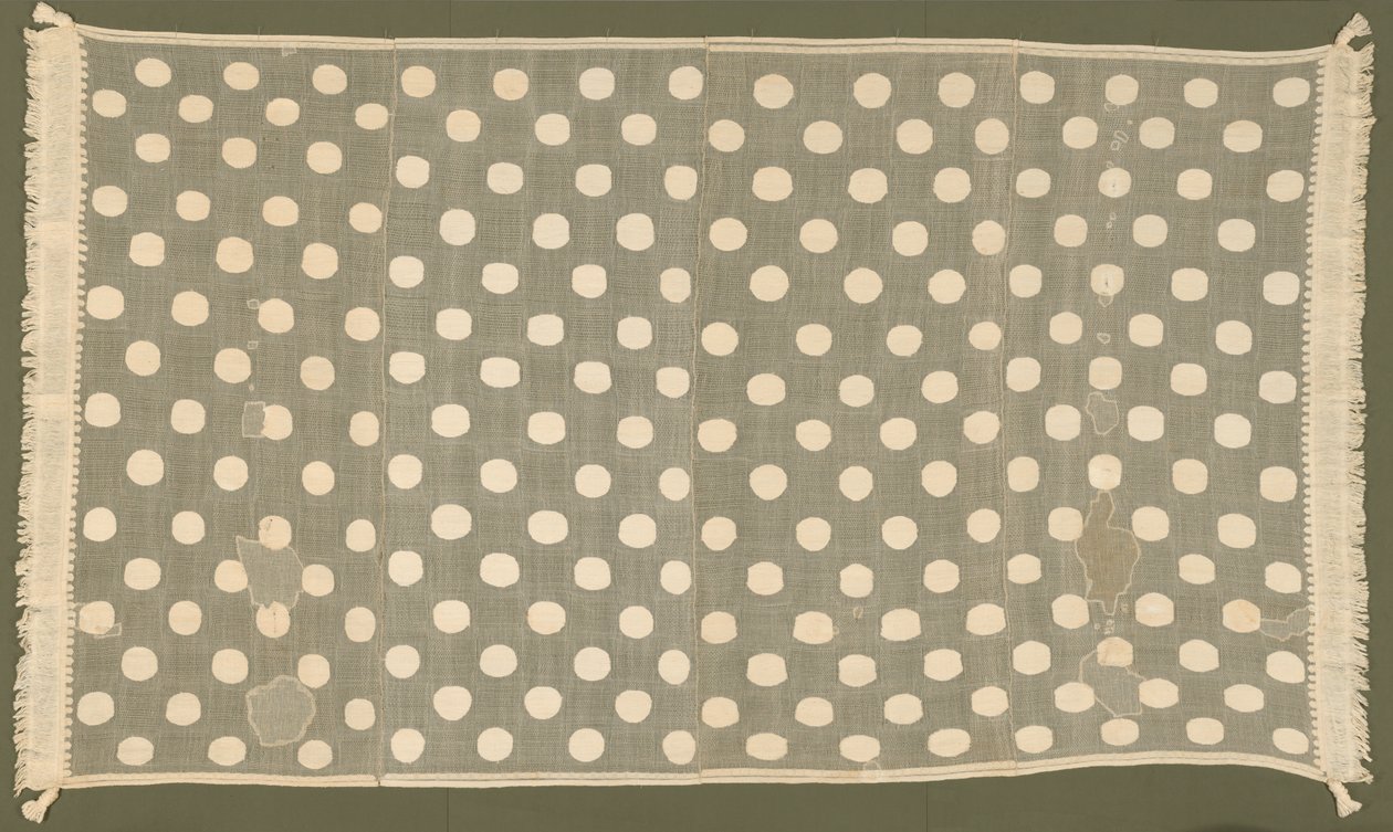 Peruanische Textilien: Mantel oder Wandbehang, Lendenschurz, Turban, gepolsterter Hut, Band mit Quasten, 1200-1460er Jahre von Unbekannt