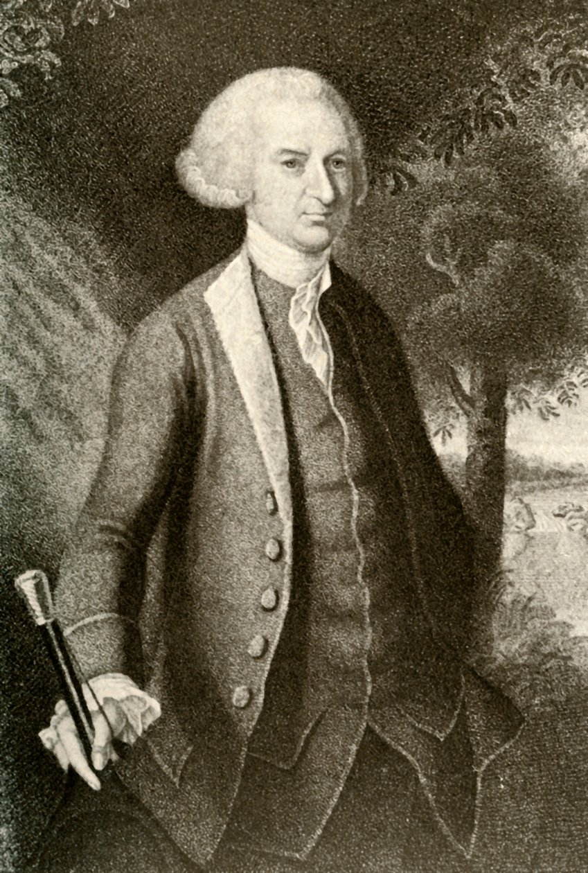 Schlichtes aber hübsches Herrenoutfit in Pennsylvania beim Ausbruch der Revolution, ca. 1765, 1937 von Unbekannt