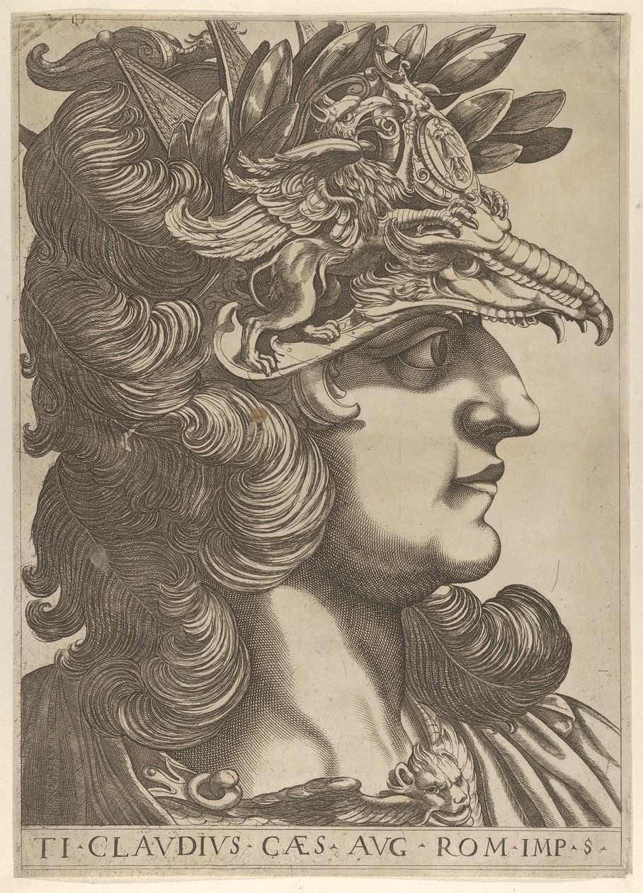 Tafel 5: Tiberius Claudius im Profil nach rechts, aus 