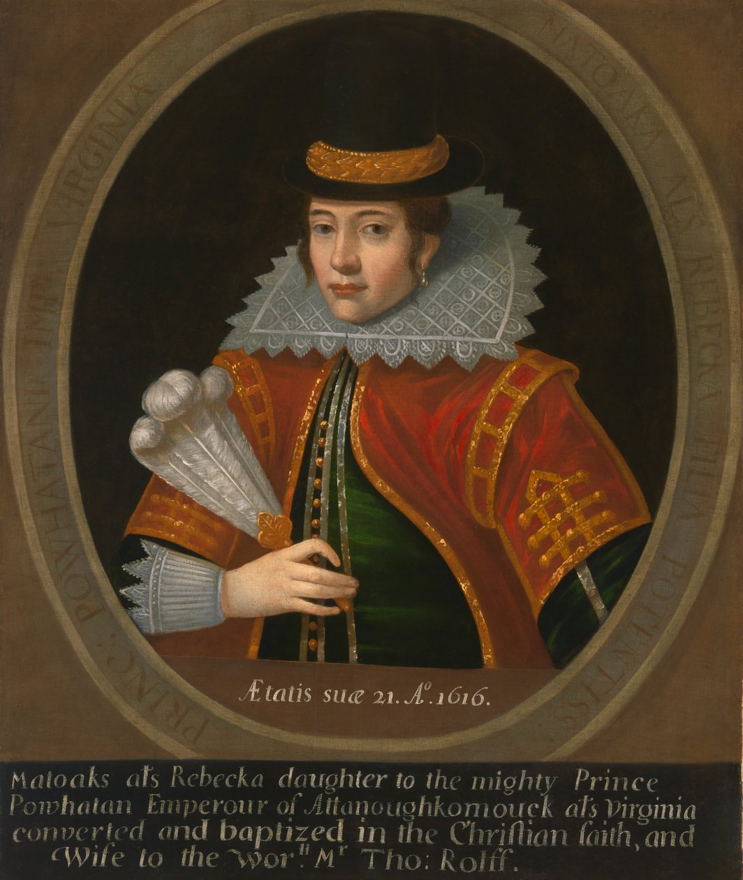 Pocahontas, nach 1616 von Unbekannt