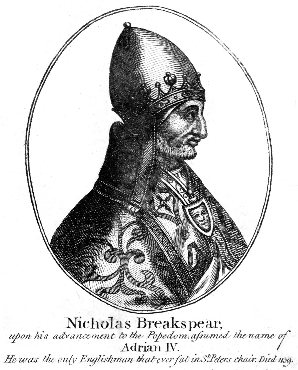 Papst Hadrian IV. von Unbekannt