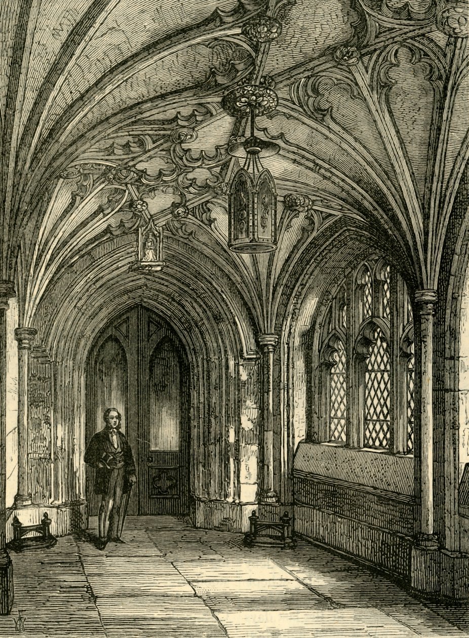 Vorhalle der St. Sepulchres Kirche, um 1872 von Unbekannt