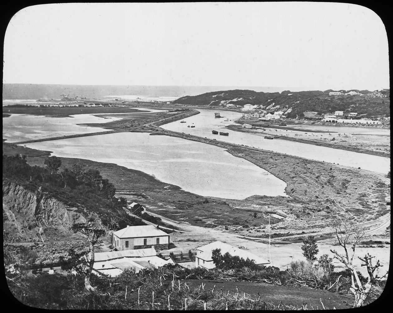 Port Alfred, Kowie River, Kap-Diamanten- und Goldminen, Südafrika von Unbekannt