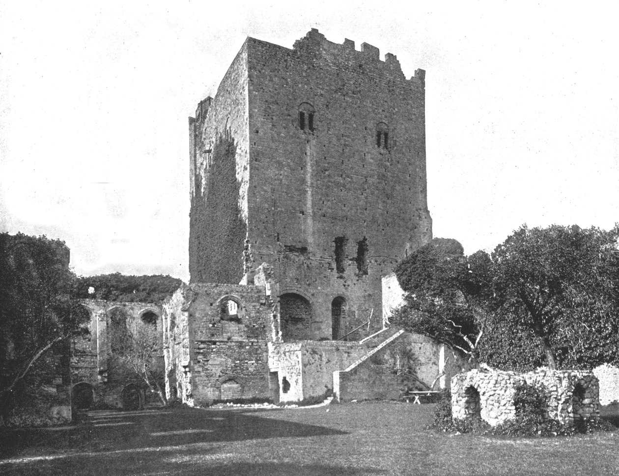 Portchester Castle, Portsmouth, Hampshire, 1894 von Unbekannt