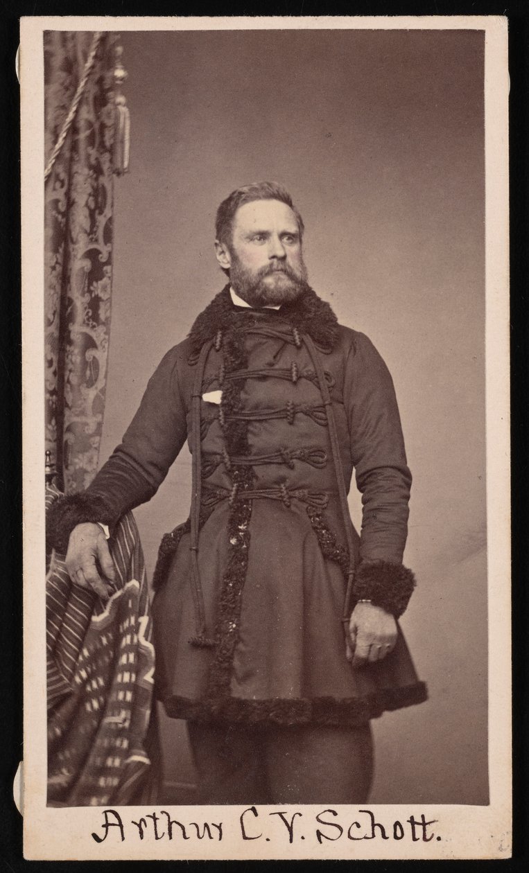 Porträt von Arthur Carl Victor Schott 1814-1875, vor 1875 von Unbekannt