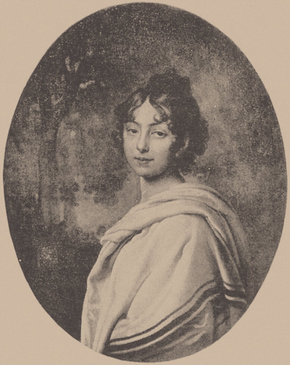 Porträt der Gräfin Maria Pawlowna von Pahlen, geb. Skawronskaya, um 1810 von Unbekannt