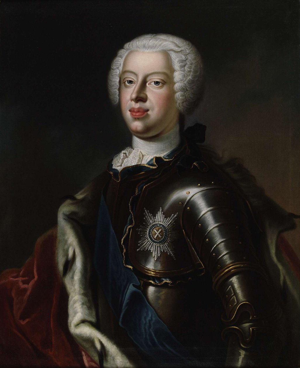 Porträt von Herzog Anthony Ulrich von Braunschweig, ca. 1740 von Unbekannt