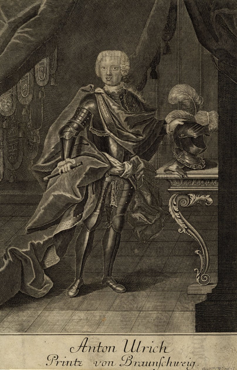 Porträt von Herzog Anton Ulrich von Braunschweig von Unbekannt