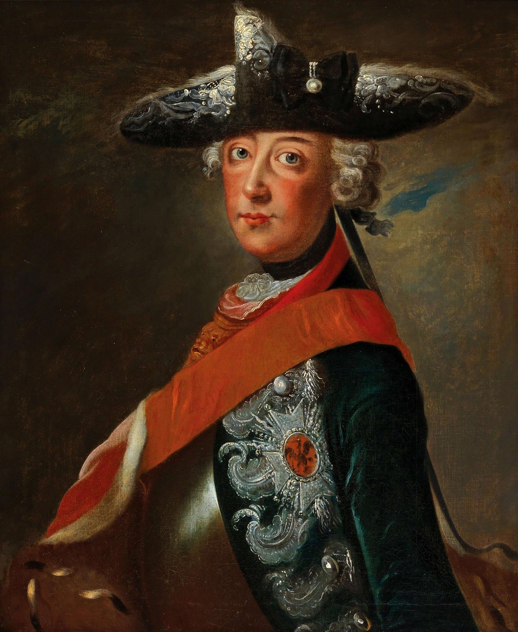 Porträt von Friedrich II. von Preußen 1712-1786 von Unbekannt