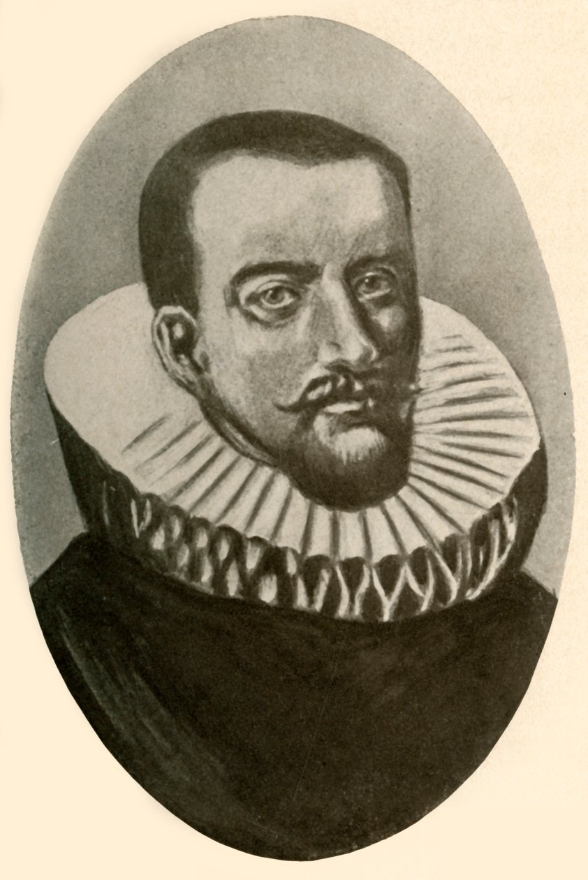 Porträt von Henry Hudson, englischer Navigator in Rüschenkragen, 1609, 1937 von Unbekannt