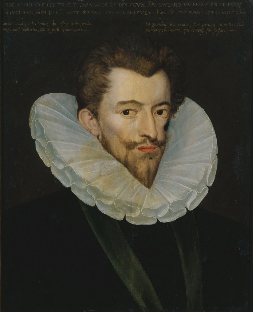 Porträt von Heinrich I., Herzog von Guise, ca. 1585 von Unbekannt