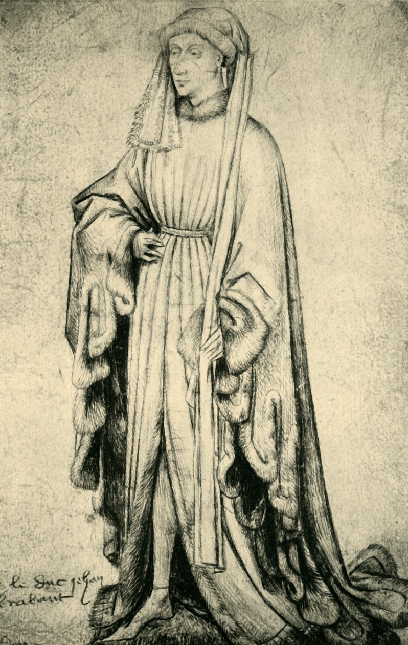 Porträt von Johann IV., Herzog von Brabant, 1460-1470, 1943 von Unbekannt