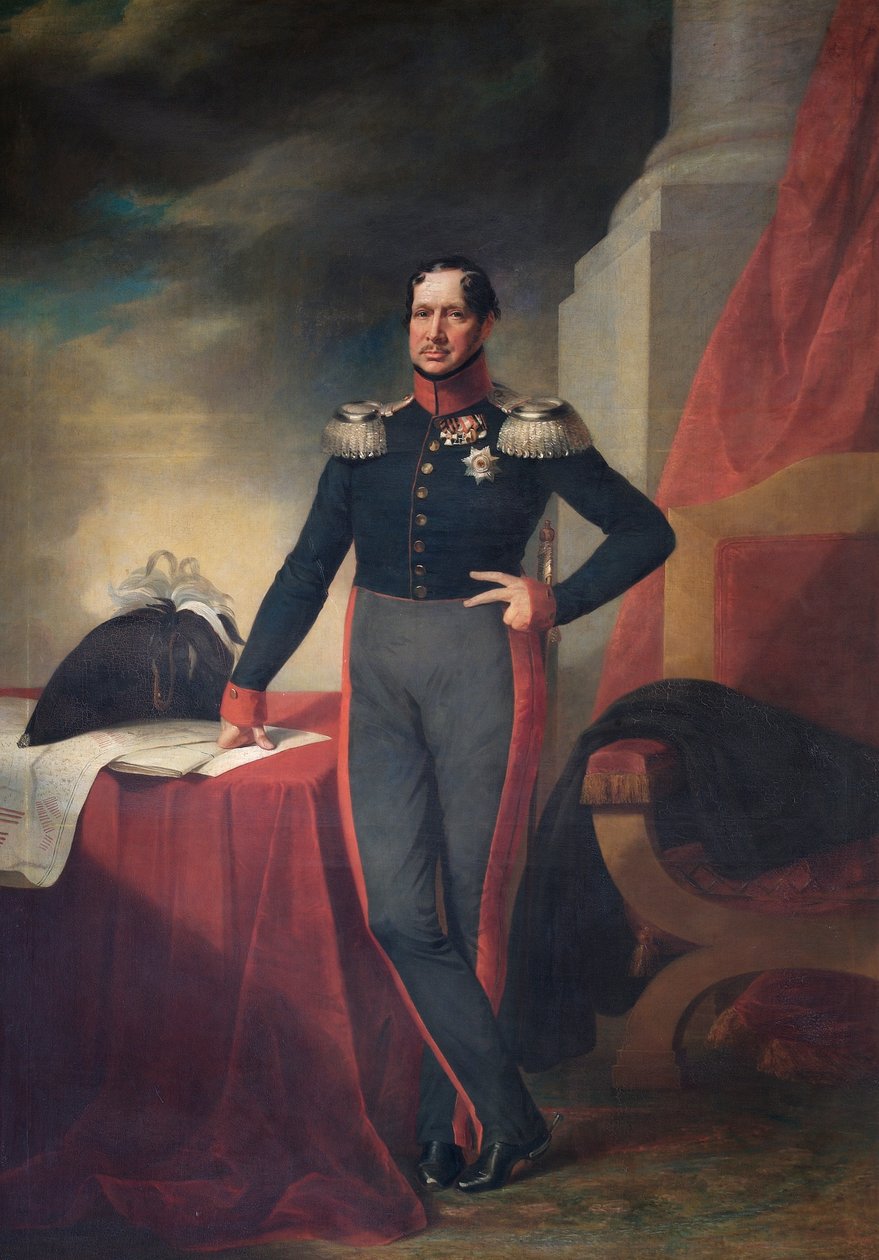 Porträt von König Friedrich Wilhelm III. von Preußen, ca. 1830 von Unbekannt