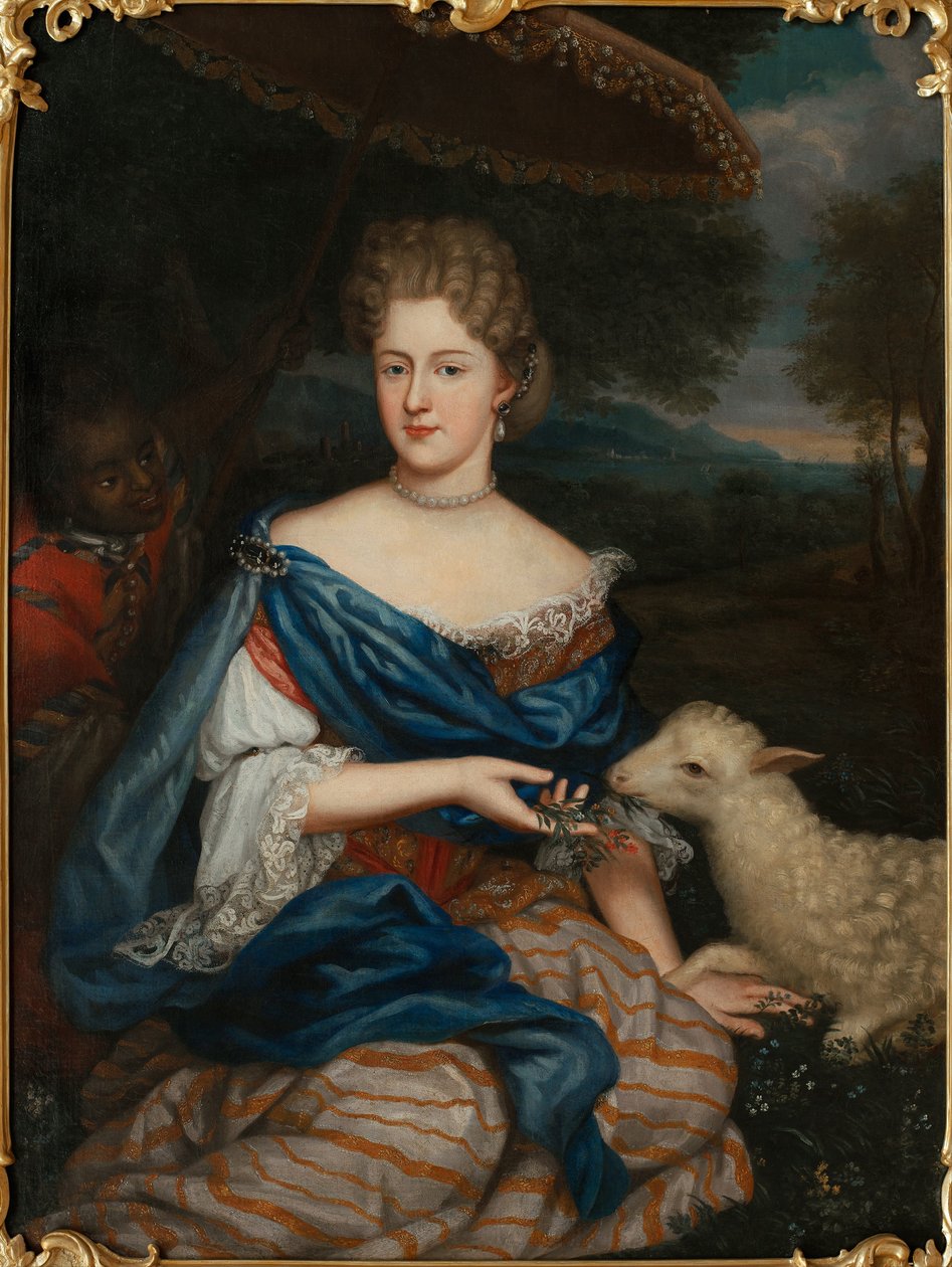Porträt von Maria Karolina Sobieska 1697-1740 von Unbekannt