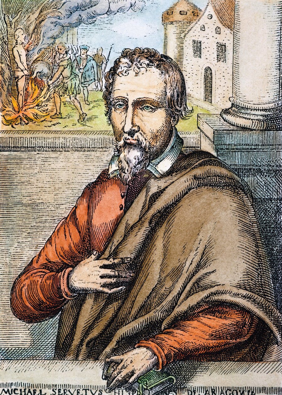 Porträt von Miguel Servet, frühes 18. Jahrhundert von Unbekannt