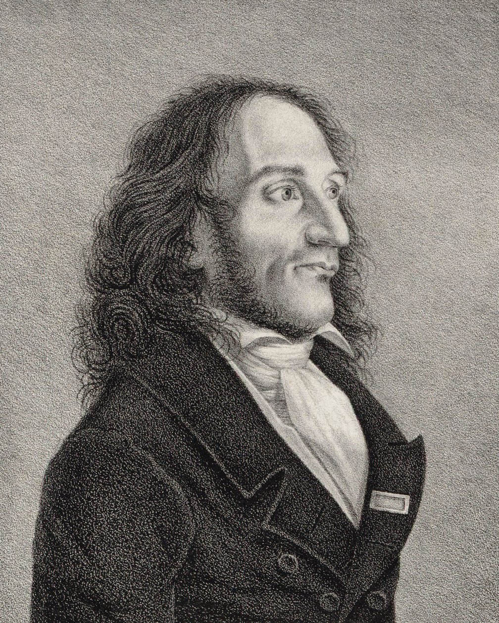Porträt von Niccolò Paganini 1782-1840, ca. 1830 von Unbekannt