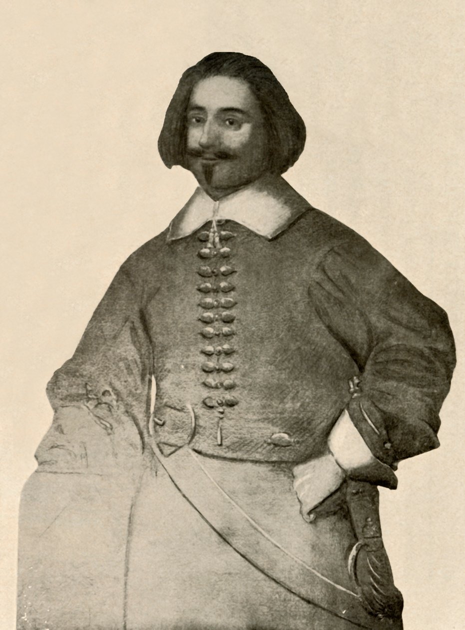 Porträt von Sir John Leverett, in Buffcoat und einfacher Soldatenbinde, 1640-1660, 1937 von Unbekannt
