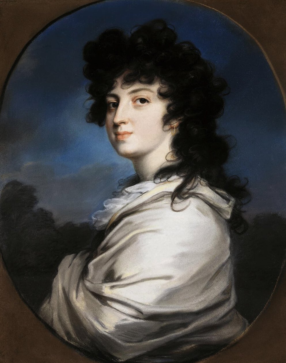 Porträt von Yekaterina Bakunina 1777-1846, ca. 1810 von Unbekannt