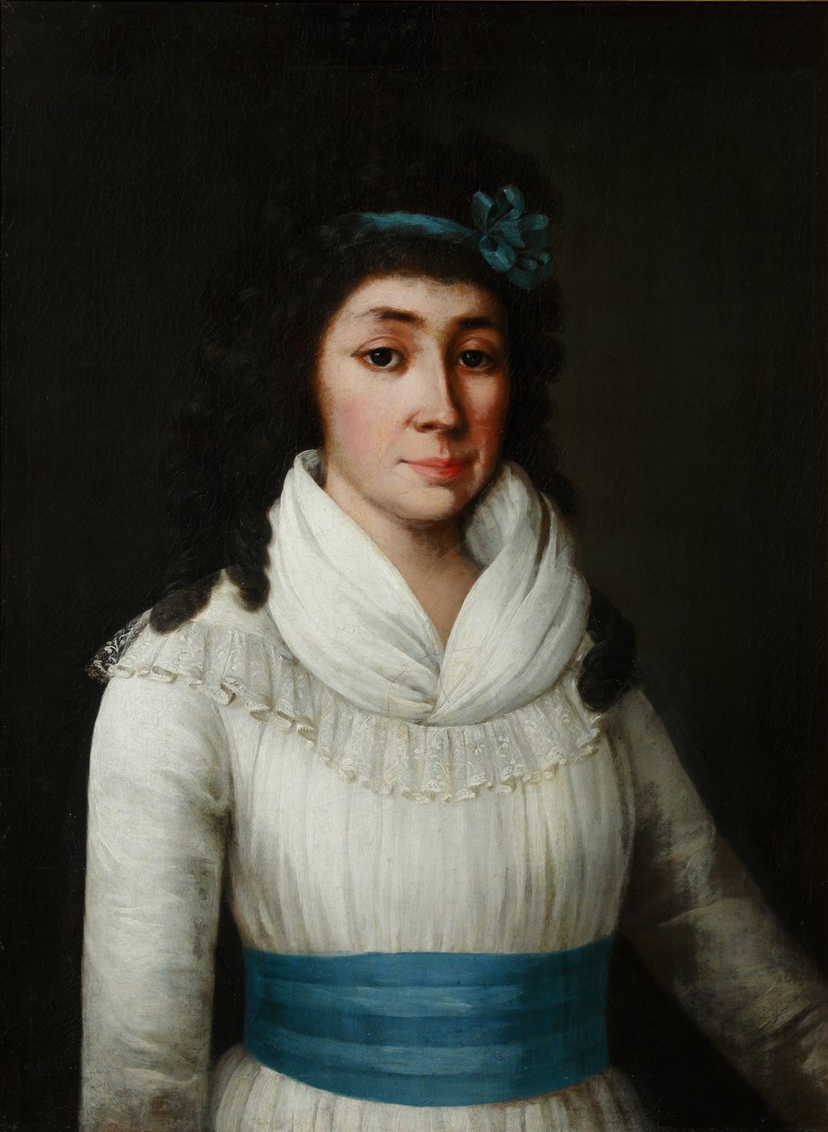 Porträt von Yelizaveta Petrovna Yankova 1768-1861, geb. Rimskaya-Korsakova, 1794 von Unbekannt