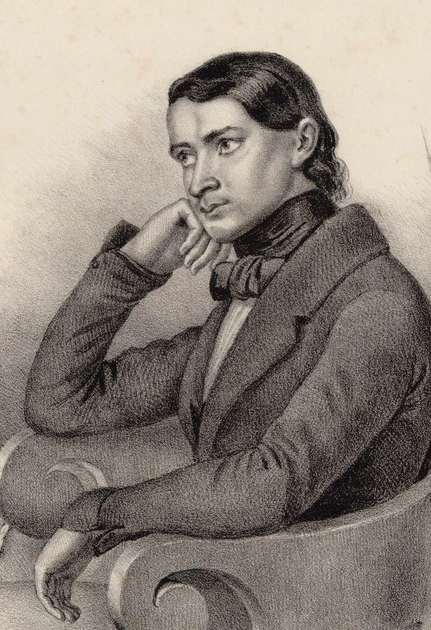 Porträt des Komponisten Alfred Joly, 1850 von Unbekannt