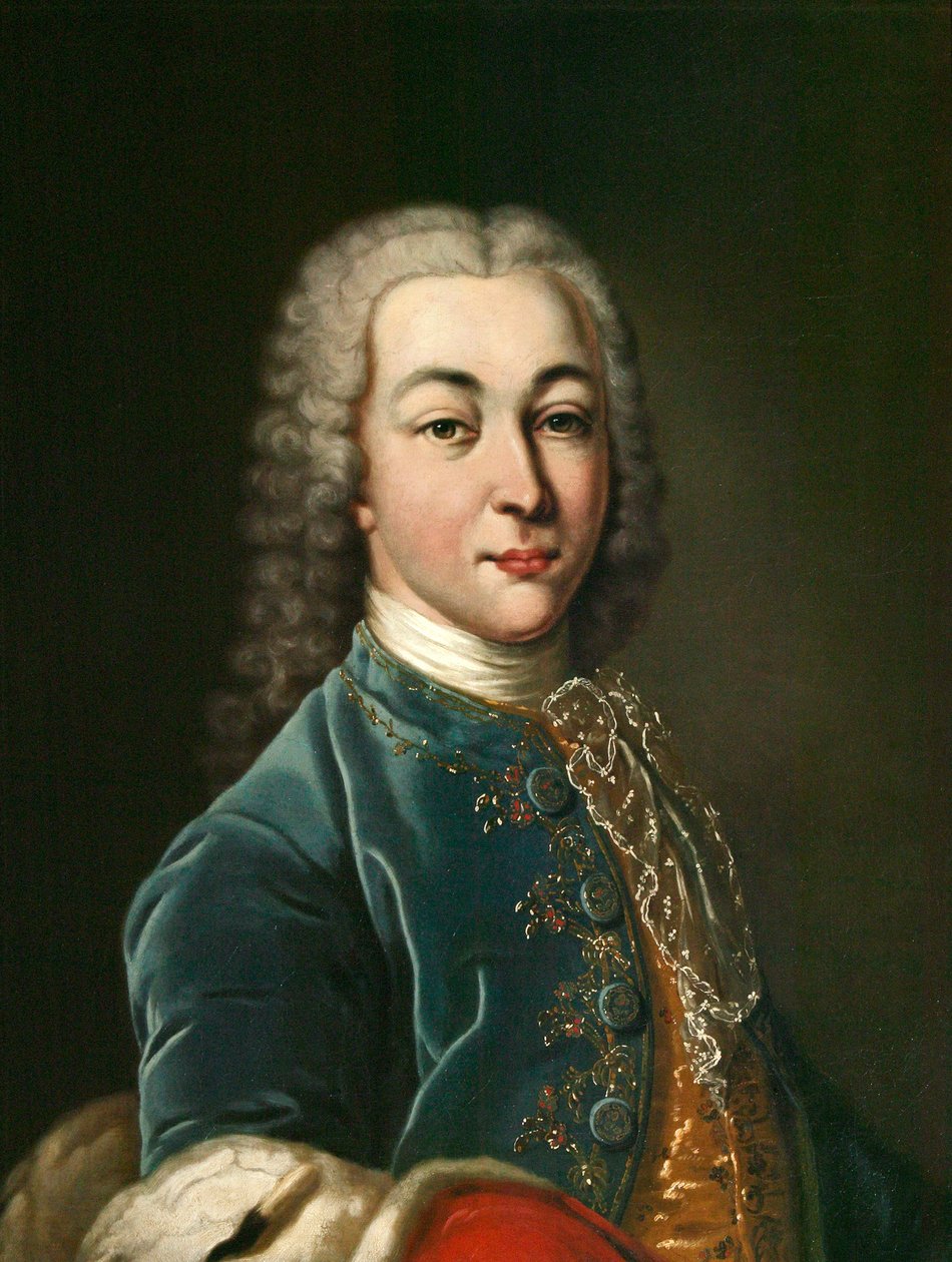 Porträt des Dichterprinzen Antiokh Kantemir, 1708-1744, 1803 von Unbekannt