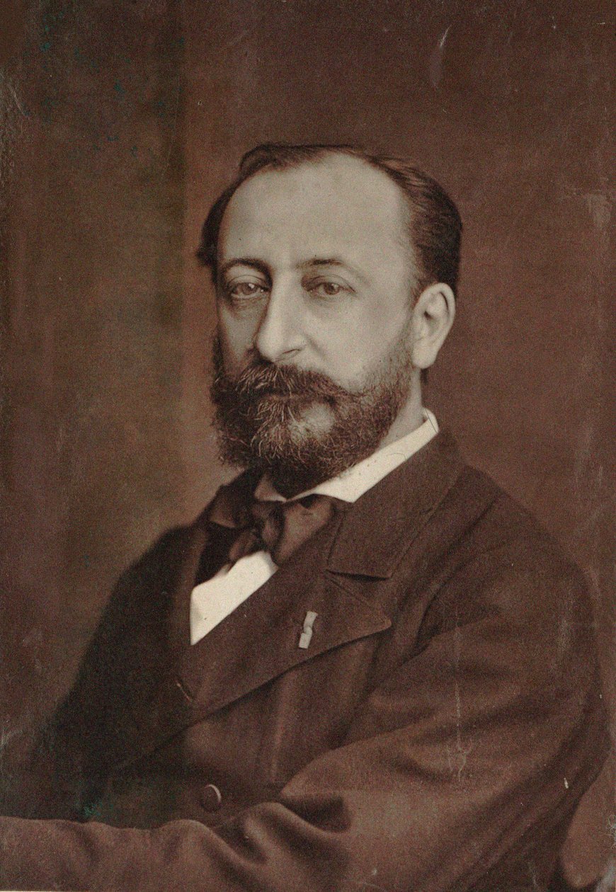 Porträt des Komponisten Camille Saint-Saëns 1835-1921, 1880 von Unbekannt