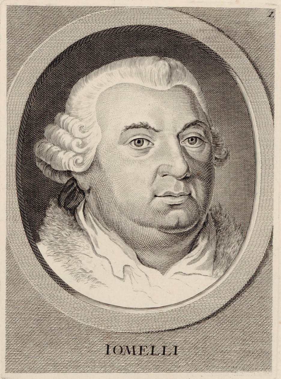 Porträt des Komponisten Niccolò Jommelli 1714-1774 von Unbekannt