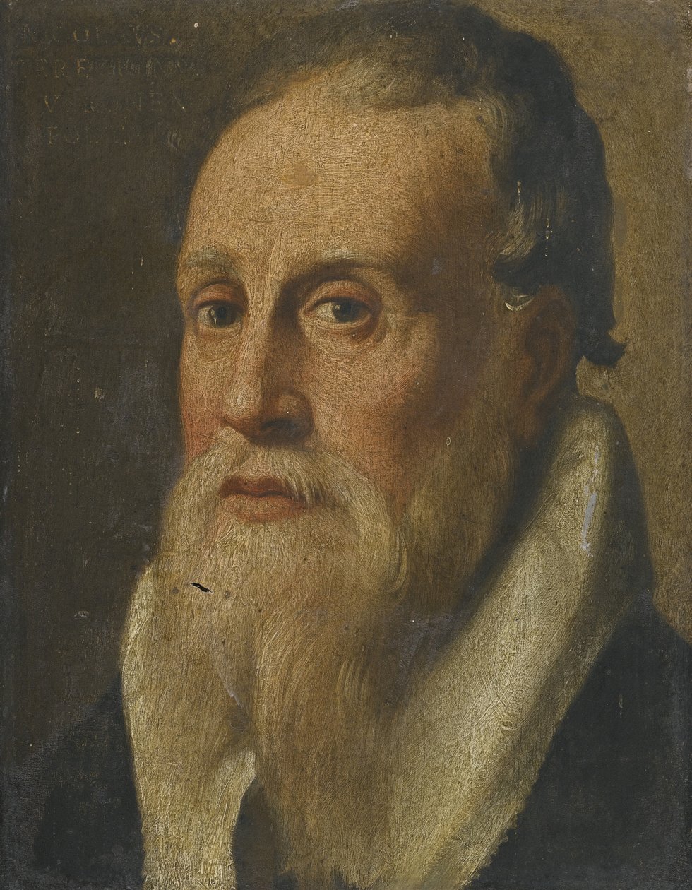 Porträt des Dichters Nicolò da Verona, zweite Hälfte des 16. Jahrhunderts von Unbekannt