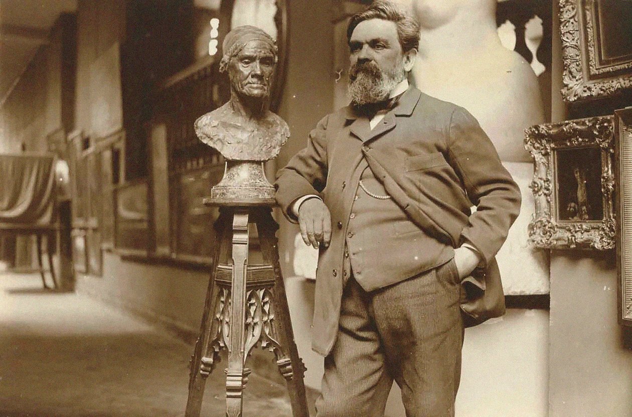 Porträt des Bildhauers Alfred Boucher von Unbekannt