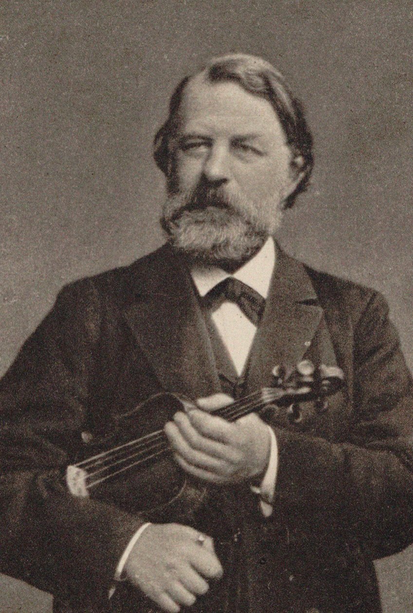 Porträt des Geigers und Komponisten Joseph Joachim 1831-1907 von Unbekannt