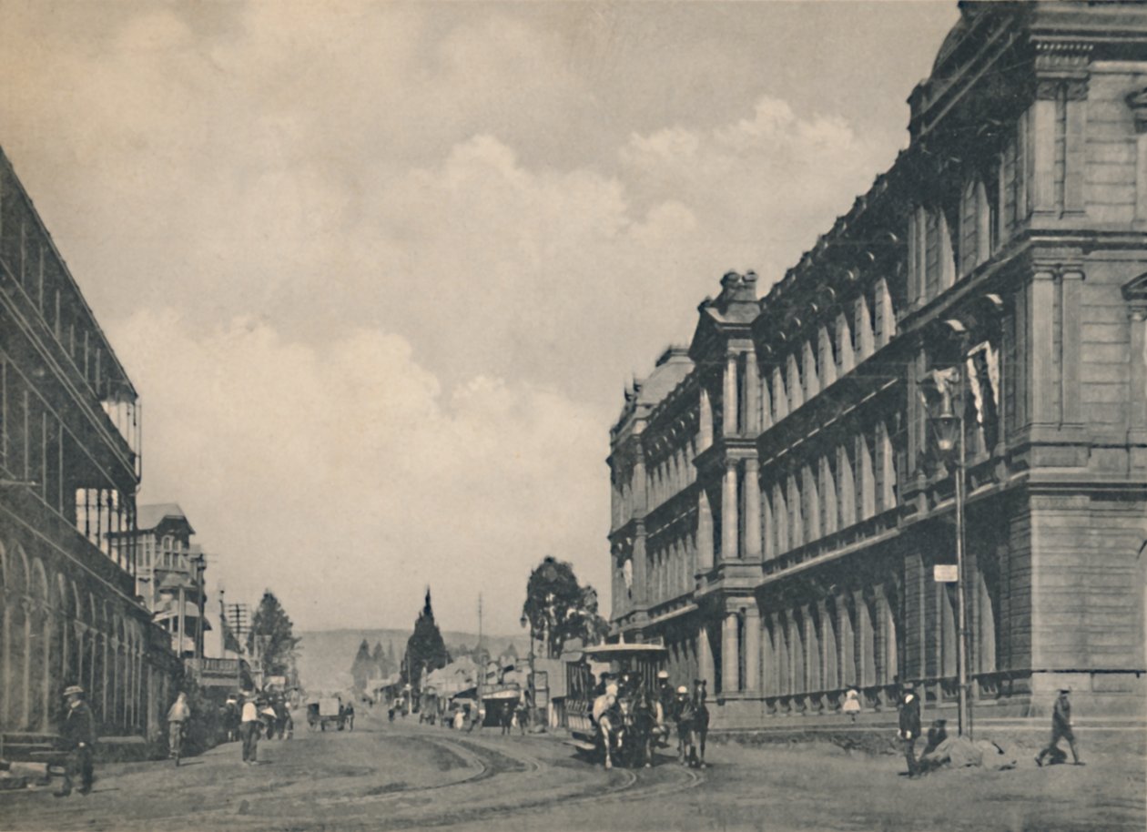 Pretoria - Market Street Blick nach Süden, ca. 1912 von Unbekannt