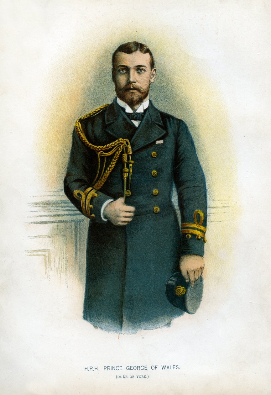 Prinz Georg von Wales, Herzog von York, 1890-1893 von Unbekannt