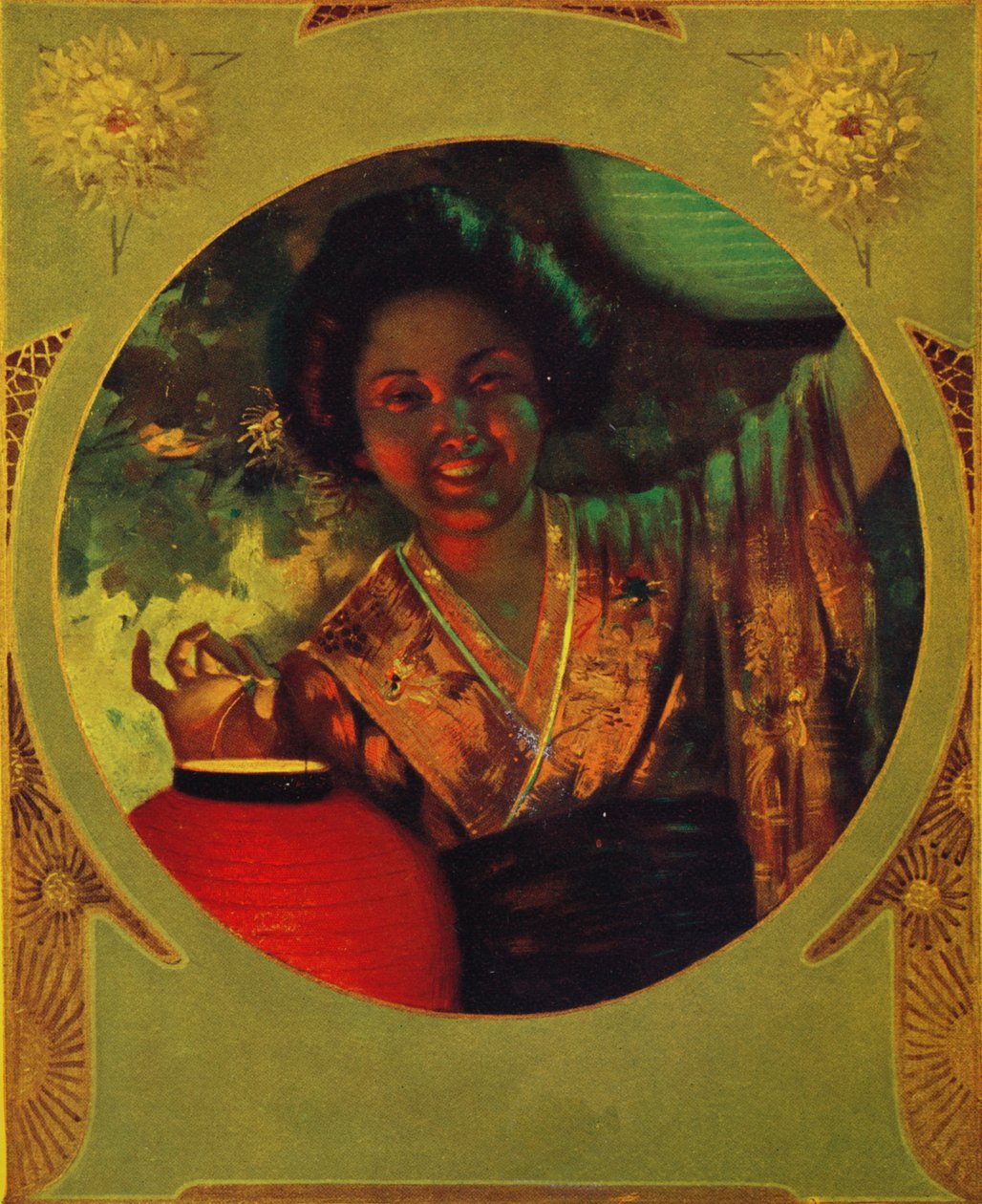 Gedruckt mit Shackells Bi-Color Lake & Blau, 1907 von Unbekannt
