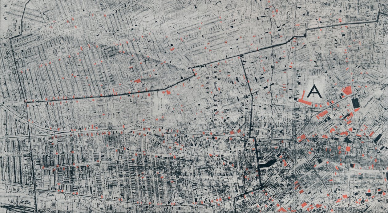Kneipenkarte von Liverpool von Unbekannt