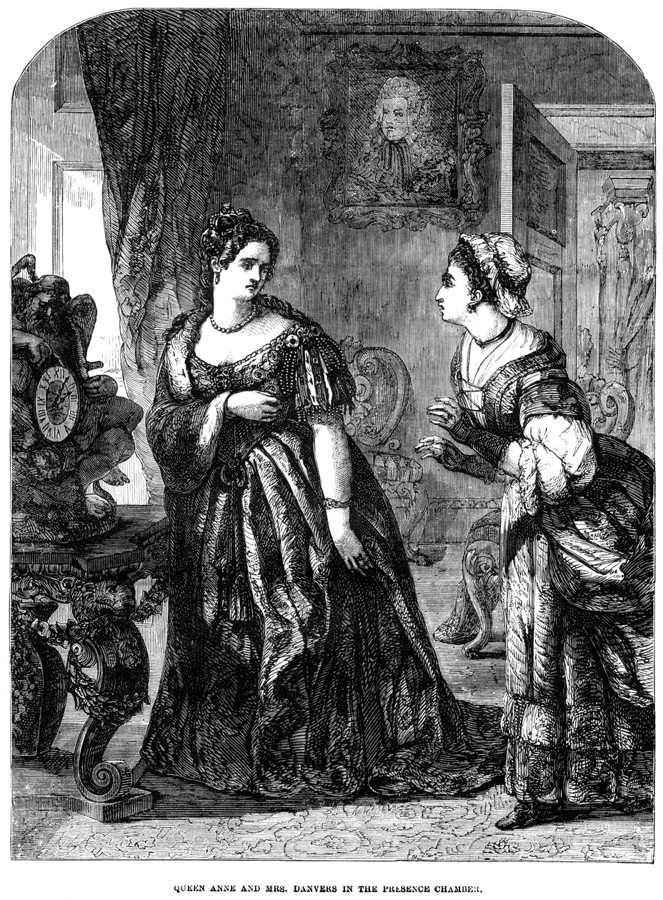 Königin Anne 1665-1714 und Mrs. Danvers im Audienzzimmer von Unbekannt