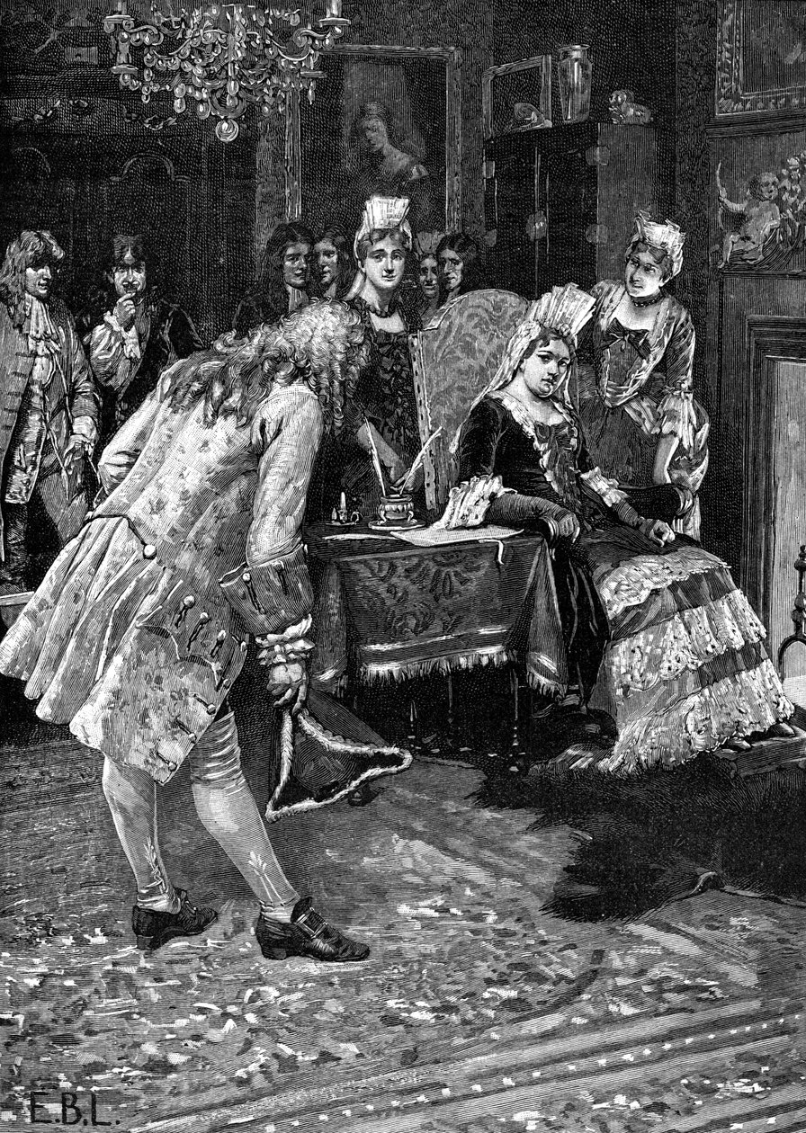 Königin Anne empfängt den Herzog von Marlborough, 19. Jahrhundert von Unbekannt
