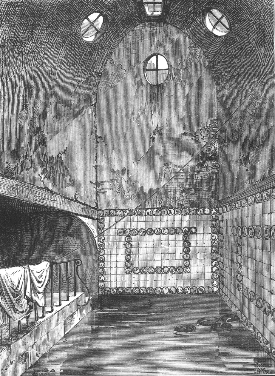 Queen Annes Bad aus einer Ansicht von 1851, 1897 von Unbekannt
