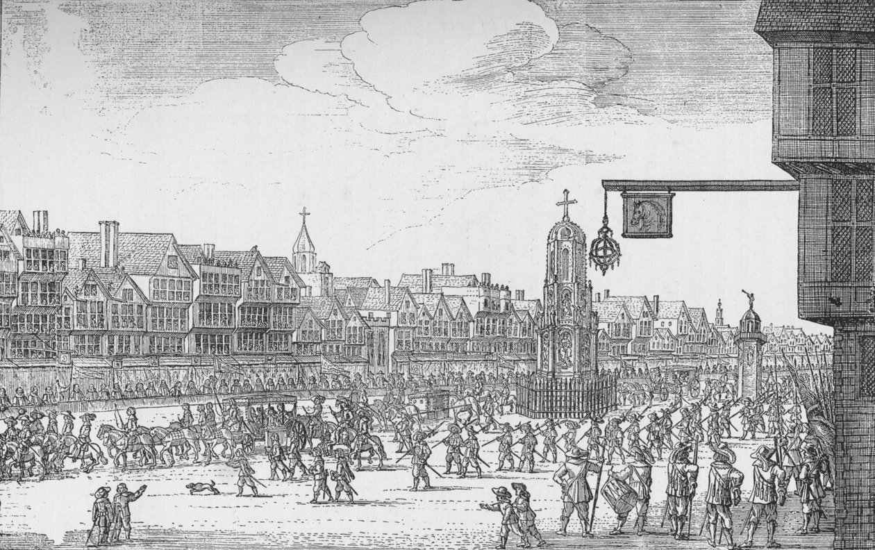Königin Henrietta Marias Einzug in London von Unbekannt