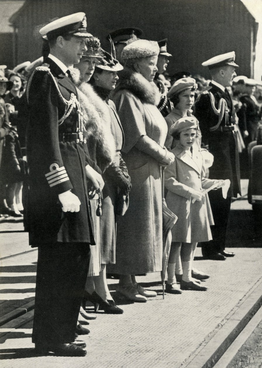 Königin Mary bricht auf, um Kanada zu besuchen, 1939 von Unbekannt