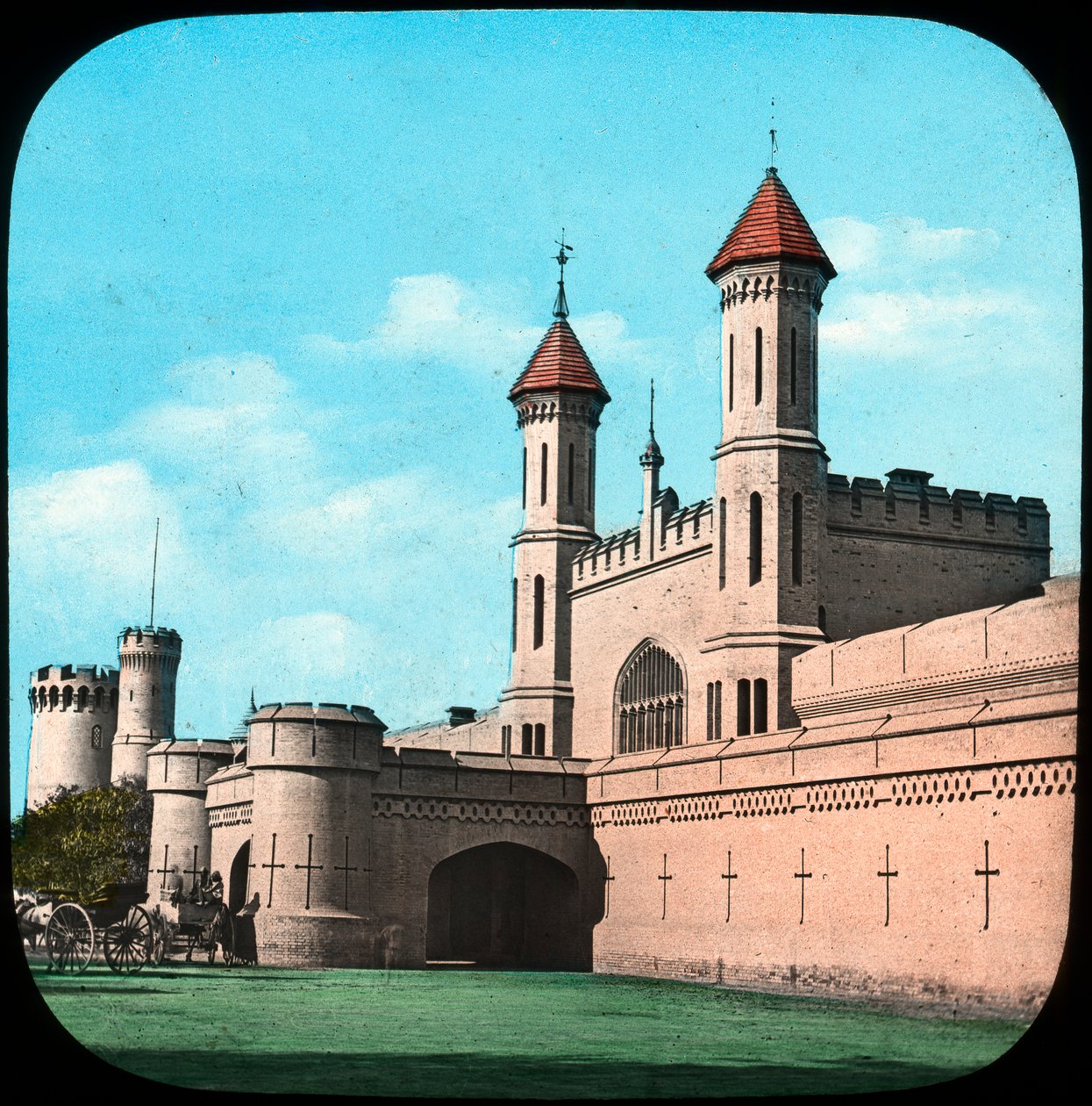 Bahnhof, Lahore, Indien, spätes 19. oder frühes 20. Jahrhundert von Unbekannt