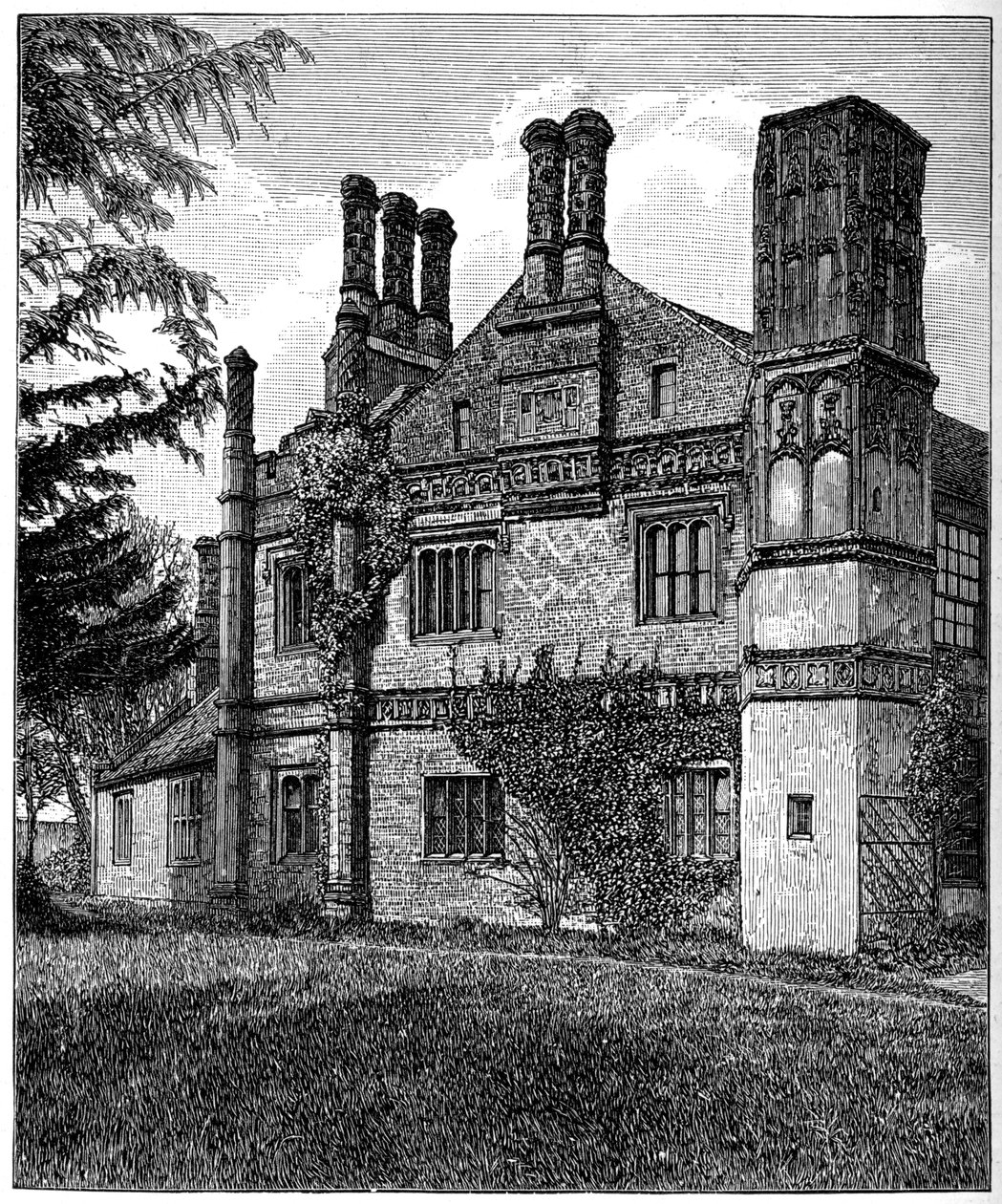 Pfarrhaus, Great Snoring, Norfolk, Ende des 15. Jahrhunderts, 1893 von Unbekannt